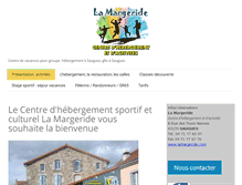 Tablet Screenshot of lamargeride.com